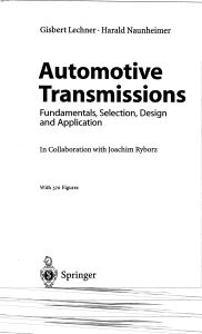 automotive transmission.