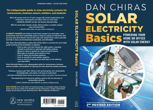 Solar Electricity Basics Powering Your Home Or Office With Solar Energy