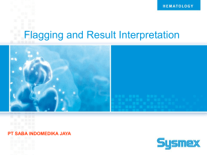 5. Flagging and result interpretation
