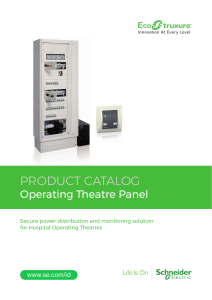 operating room panel