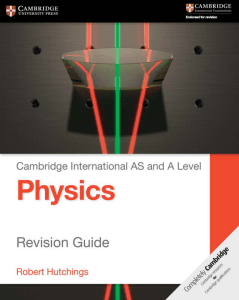 A & AS-Level Physics Revision Guide 2018 [Cambridge]