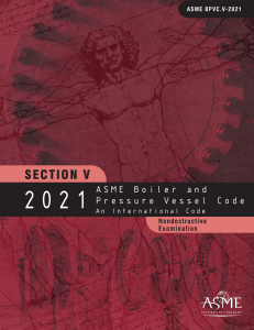 ASME BPVC Section V 2021 Nondestructive Examination