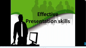 Presentation Skills SKD