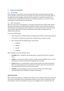 5 - Implementing BGP