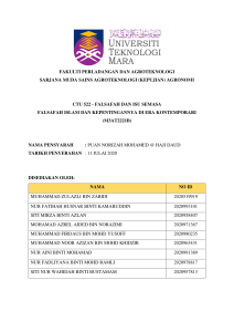 CTU 552 FALSAFAH DAN ISU SEMASA