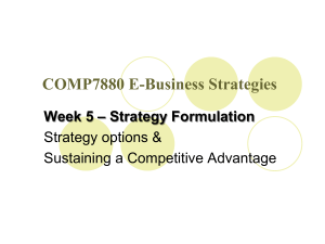 L5 Strategy options