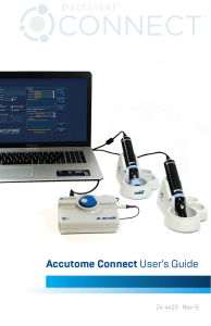 accutome connect manual 