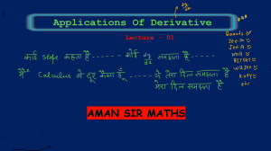 AOD 01    Class Notes   Bhannat Maths compressed