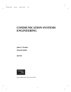 Communication Systems Engineering(2nd Edition)