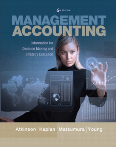 Management Accounting Information for Decision-Making and Strategy Execution 6th Edition PDFDrive 