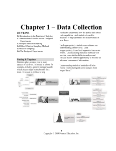 Statistics Chapter 1 Guided Notes