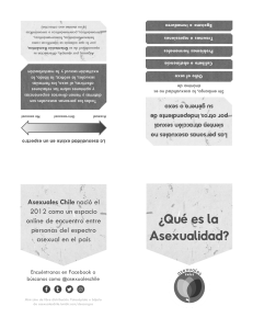 Asexuales Chile (2017). Mini-zine de Asexuales Chile