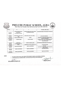 Date Sheet for P.T. I ( Std. IX, X) and U.T. I ( Std XI) Session 2023-24 (2)