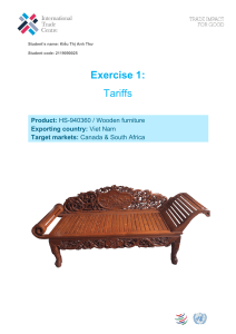 1. Tariff Exercise