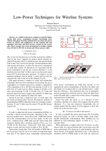 Low-Power Techniques for Wireline Systems by Behzad Razavi