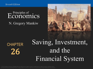 26 Saving-Investment and the Financial System