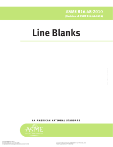 ASME B16.48 Line Blanks