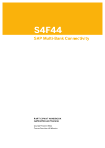 S4F44 SAP Multi-Bank Connectivity