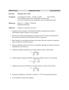 Eric Domingues - Copy of 01 Special Relativity ISU