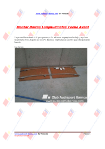 Manual Montar Barras Longitudinales Techo Avant by Vantasia