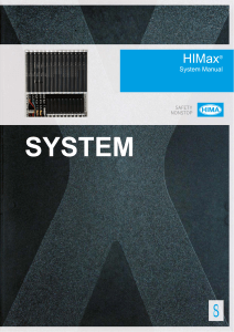 HI 801 001 E HIMax System Manual