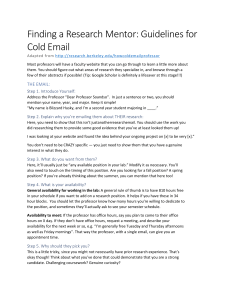mentor-email-guidelines