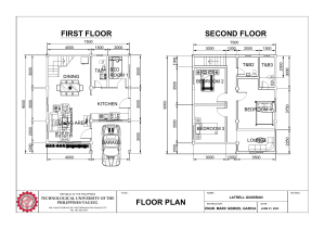 Floor Plan: Two-Story Building Design