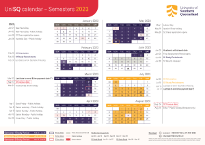 2023 Student Academic Calendar Semesters Finalv2