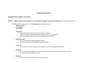 Assignment-Guide checklists
