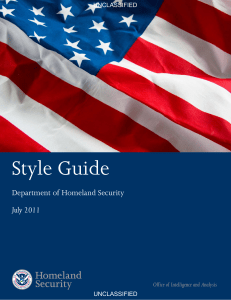 DHS Style Guide