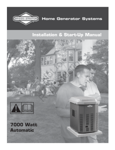 40301 Generator Manual
