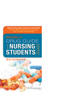 Mosby's Drug Guide for Nursing Students ( PDFDrive.com )