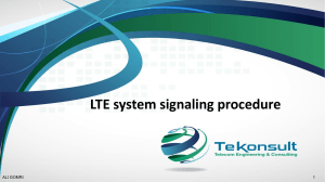 Chapter 2 LTE system signaling procedure