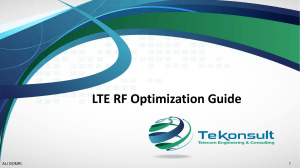 Chapter 4 LTE RF optimization