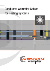Conductix-Wampfler Cables for Reeling Systems