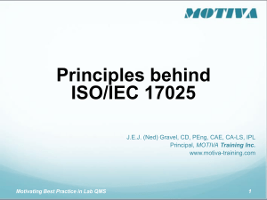 17025 Principles