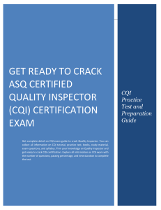 Get Ready to Crack ASQ Certified Quality