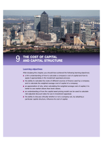 8   HAWD   9 Cost of capital and structure