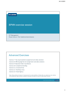 2.2 BPMN Advance Exercises - Solutions