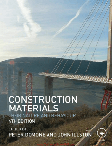 Construction Materials 4th Edition