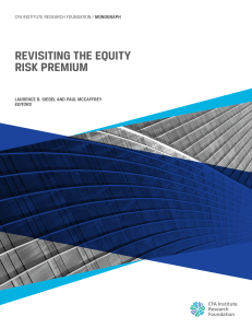 Revisiting the Equity Risk Premium