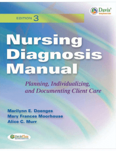 Marilyn Doenges, Mary Frances Moorhouse, Alice C. Murr - Nursing Diagnosis Manual  Planning, Individualizing and Documenting Client Care, Third Edition (2010)