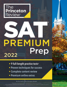 Princeton Review SAT Premium Prep, 2022 9 Practice Tests + Review  Techniques + Online Tools (The Princeton Review) (z-lib.org)