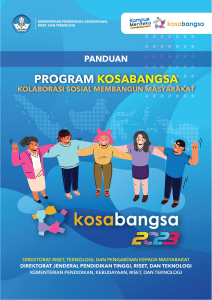 Panduan Kosabangsa (Kolaborasi Sosial Membangun Masyarakat) Tahun 2023