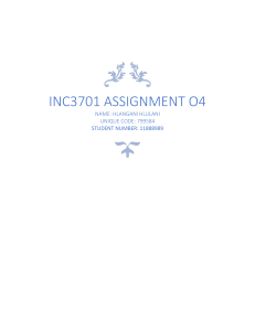 INC3701 ASSIGNMENT O4