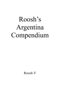 Argentina Compendium - Roosh V