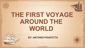 THE FIRST VOYAGE AROUND THE WORLD