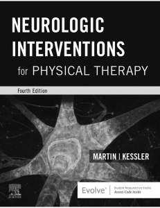 Mary Kessler  Suzanne C. Martin - Neurologic interventions for physical therapy (2021)