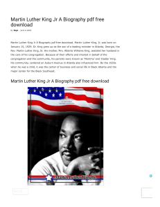 Martin Luther King Jr A Biography pdf free download - BooksFree