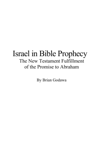Israel in Bible Prophecy - Brian Godawa